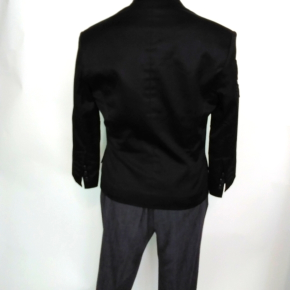 𝅺Y2K Vintage Yigal Azrouel tailored shrunken mini tuxedo jacket - Picture 2 of 5